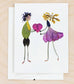 Petal People Press "BE MINE" Note Card