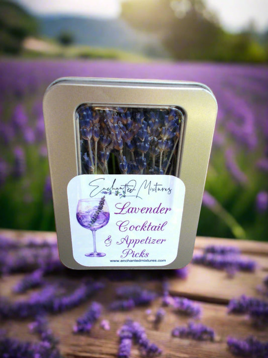 Lavender Cocktail Picks