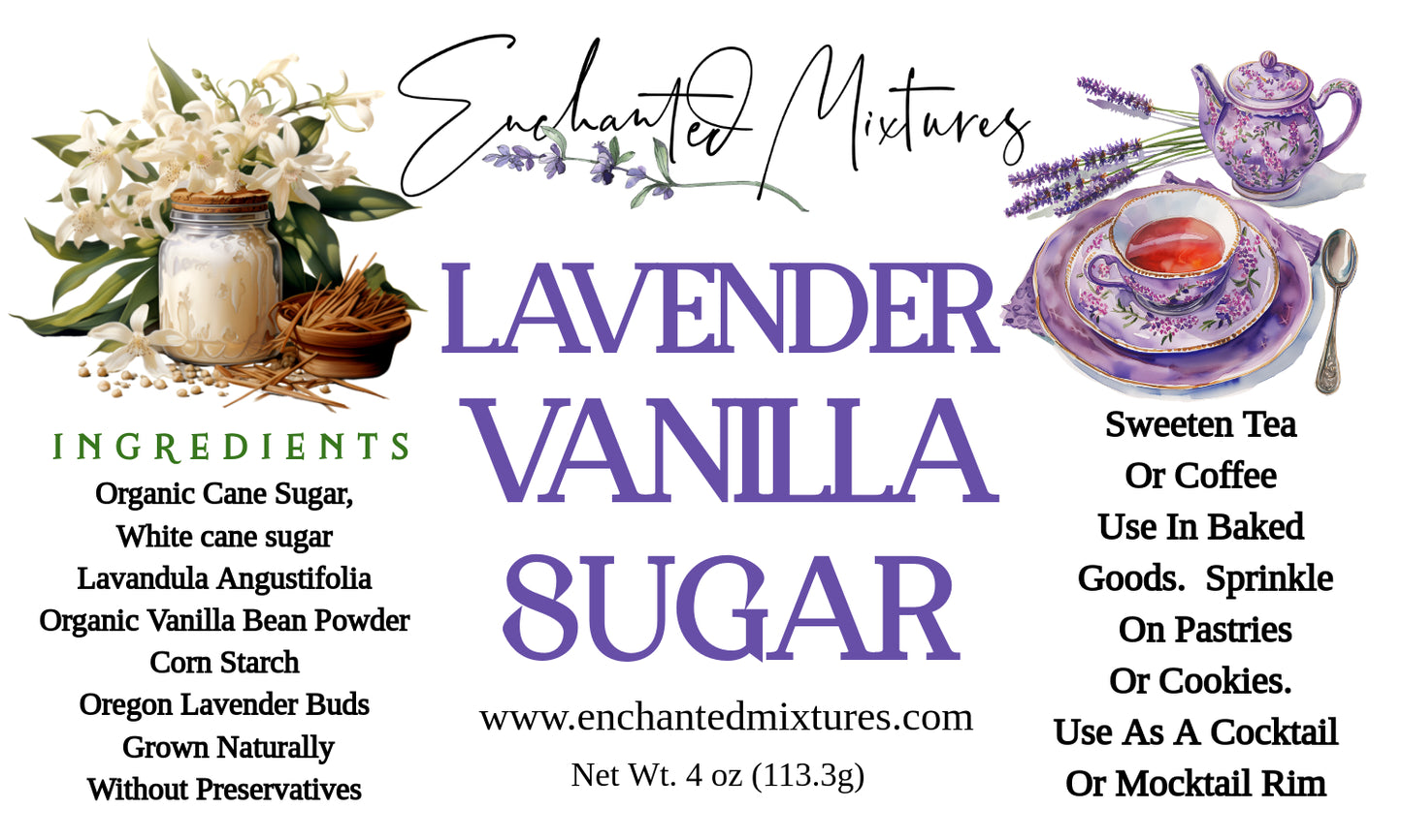 Lavender Vanilla Sugar